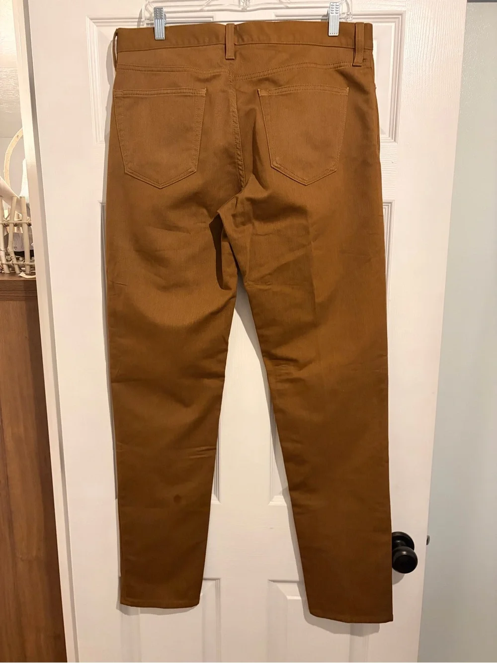 Banana Republic Men’s Tan Straight-Leg Chinos